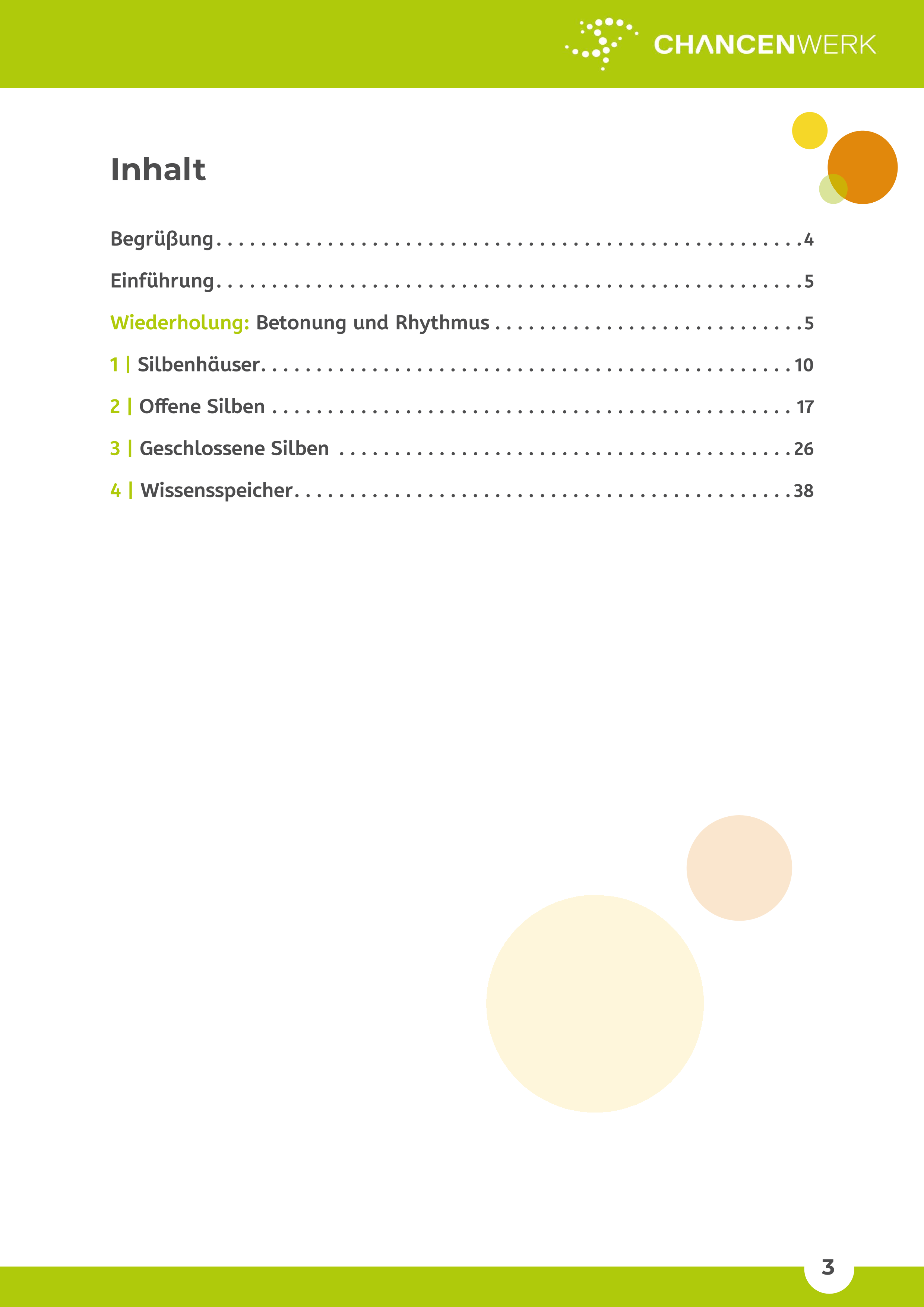 Rechtschreibung 2 - Offene und geschlossene Silben