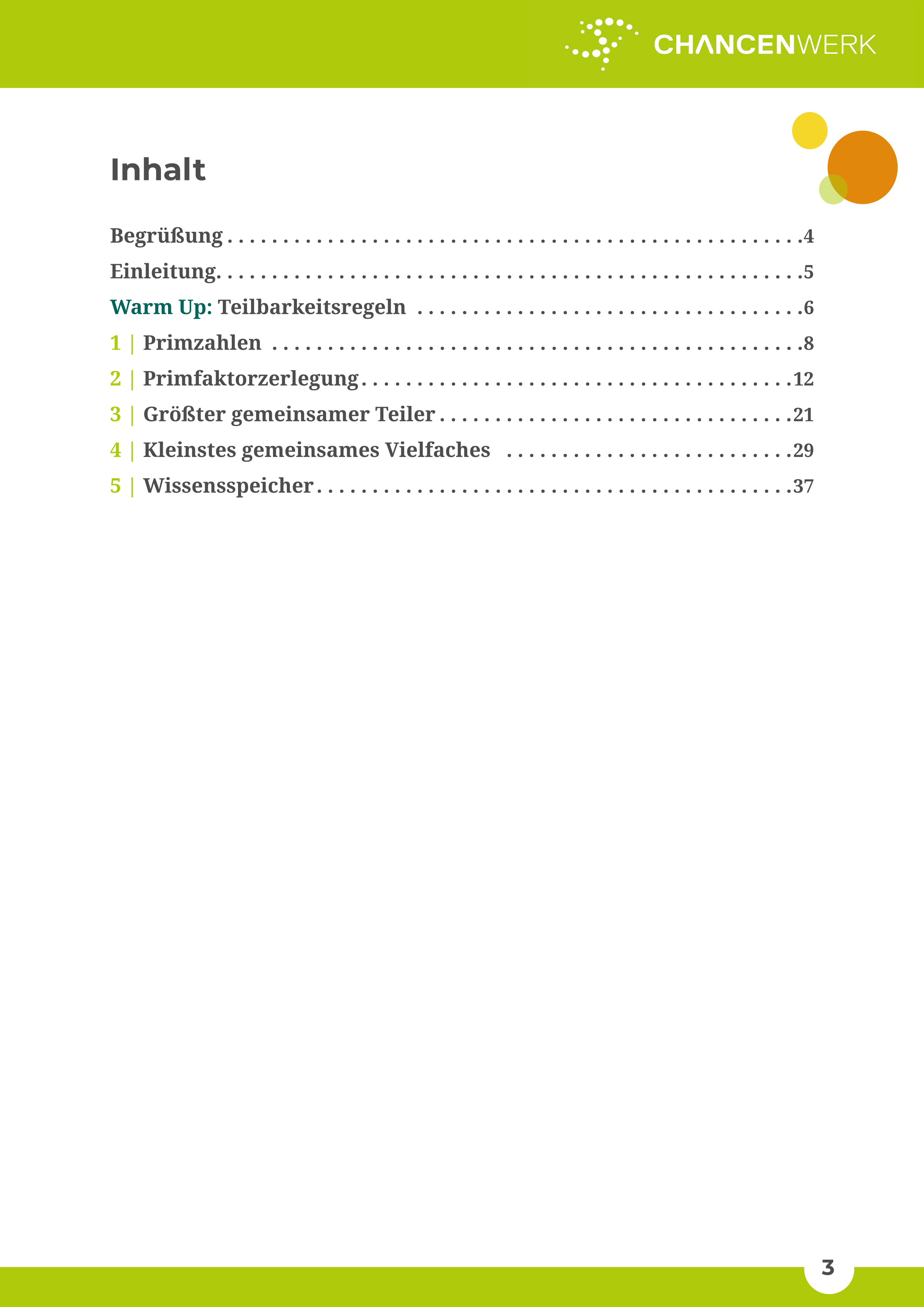 Teiler und Vielfache II