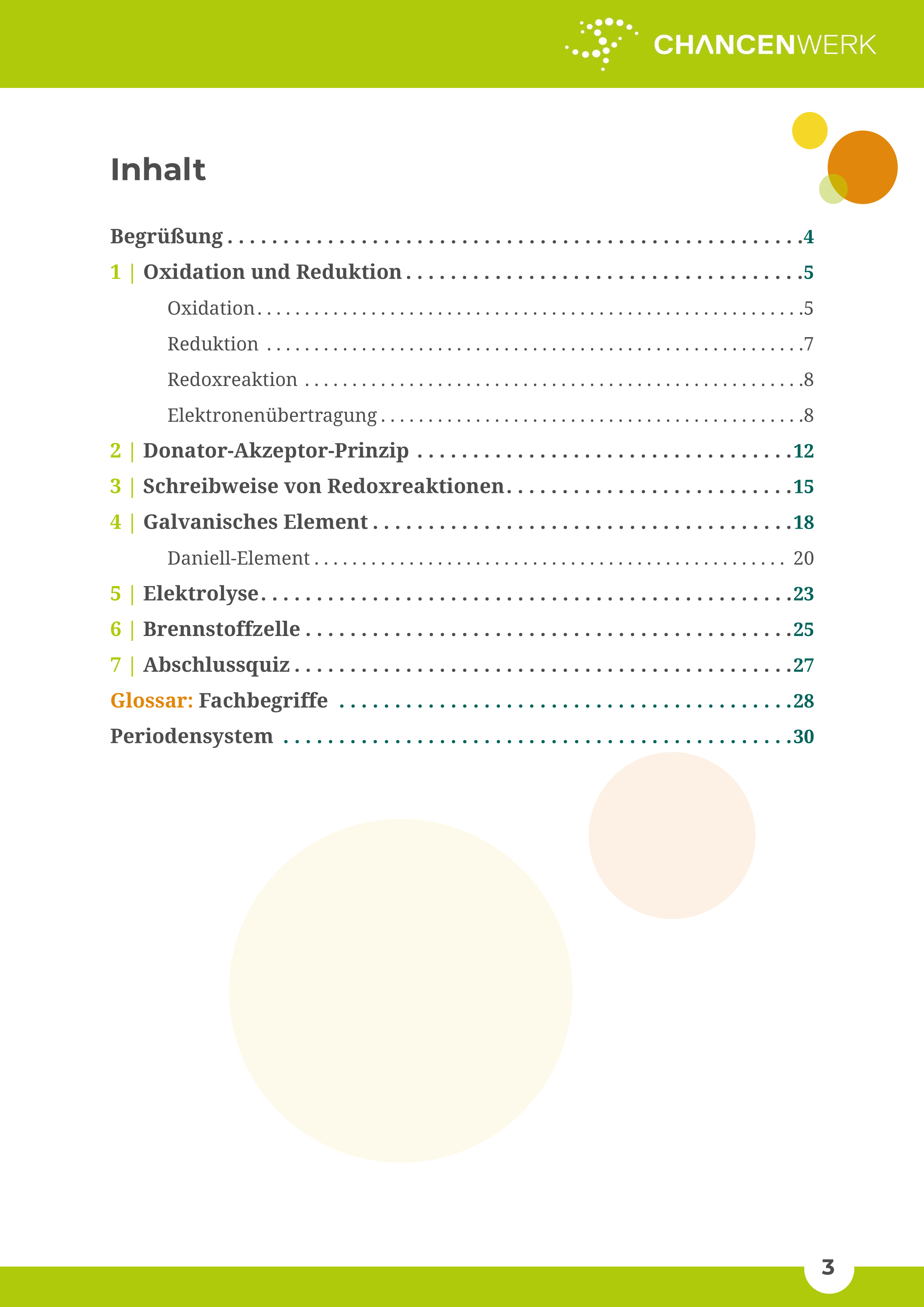 Einblick in Oxidation und Reduktion