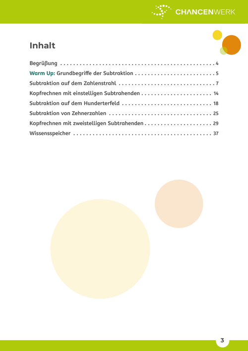 Berechnen von Differenzen I