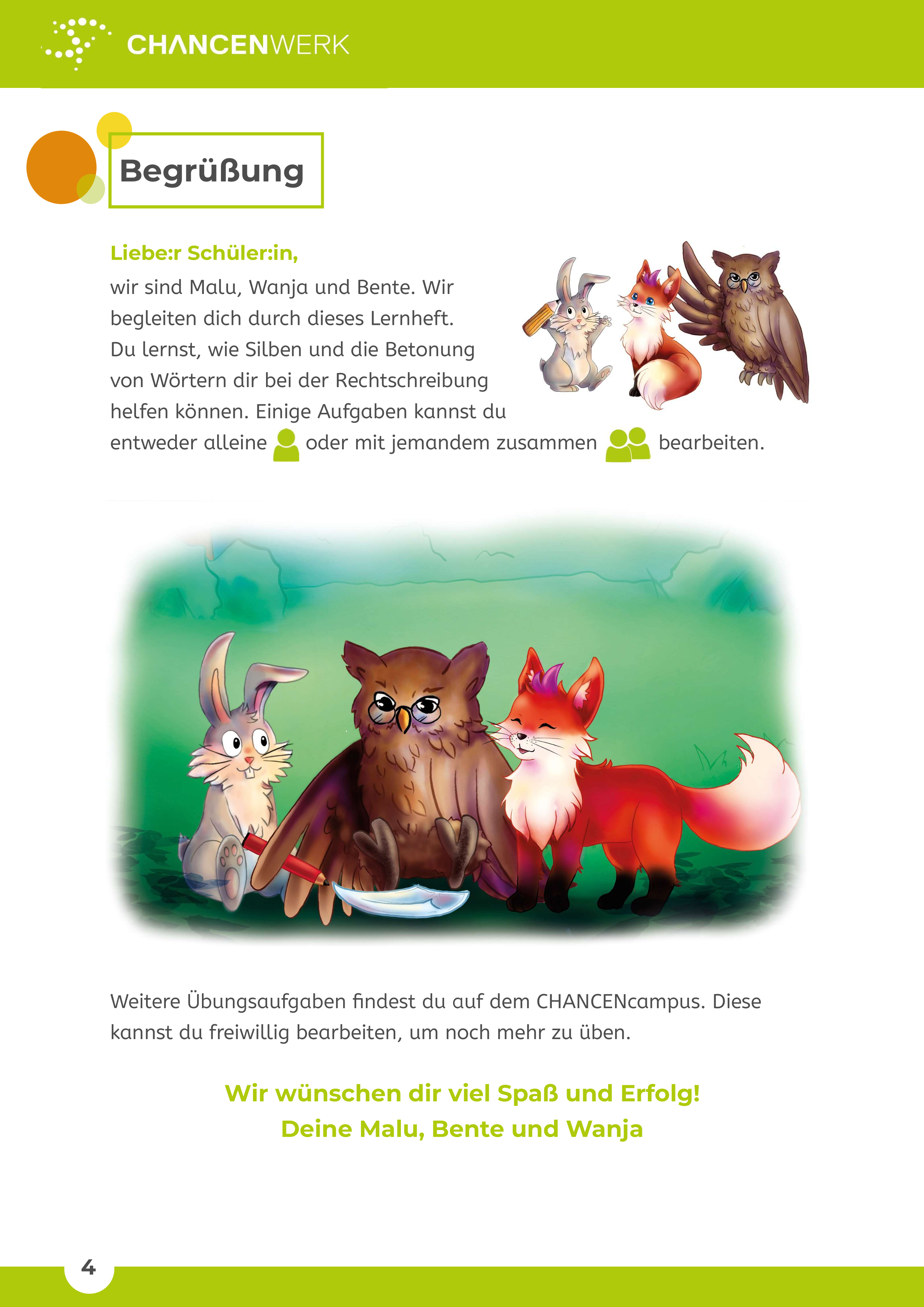 Rechtschreibung 1 - Silben und Betonung