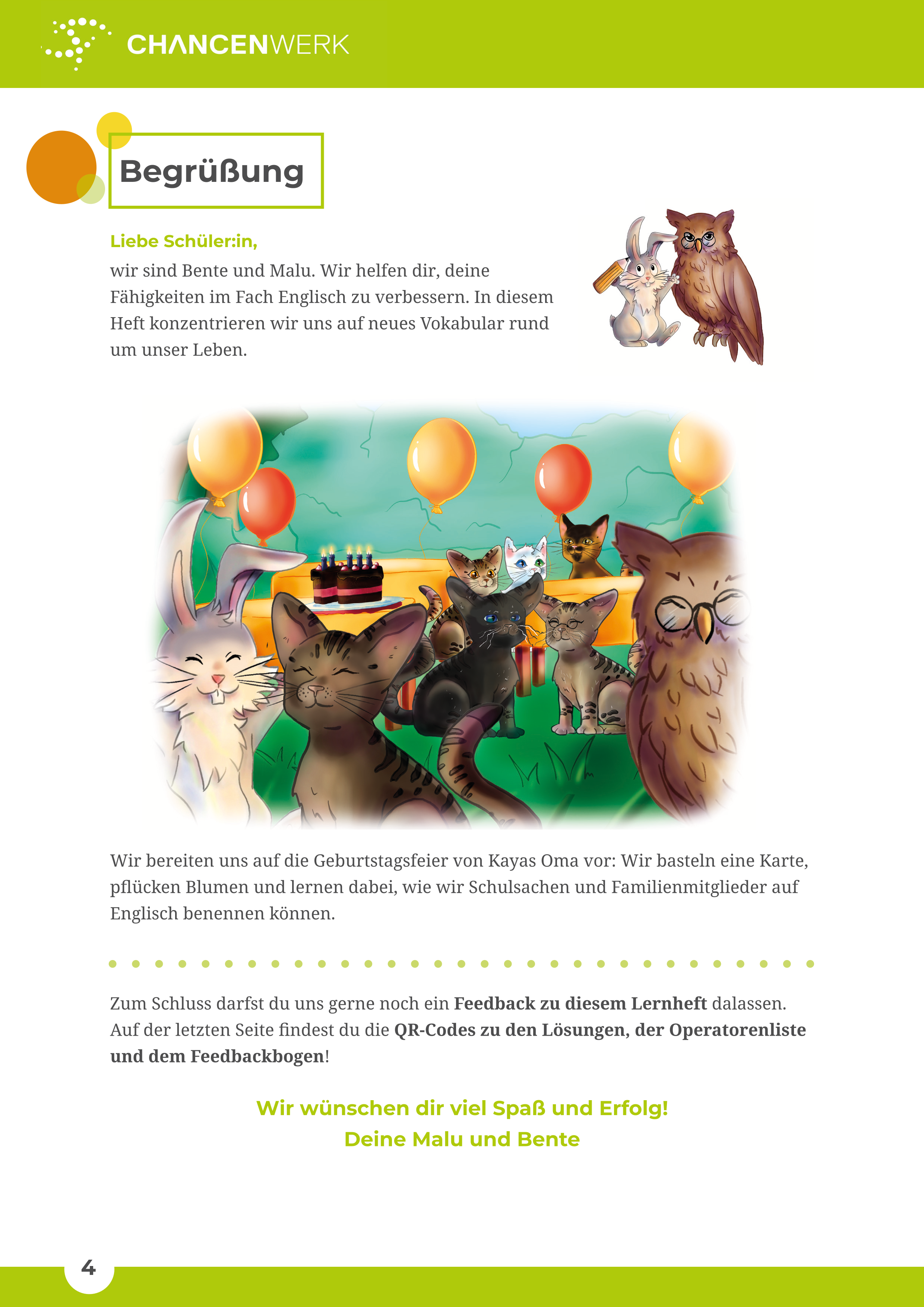 Learning new vocabulary with Malu and Bente