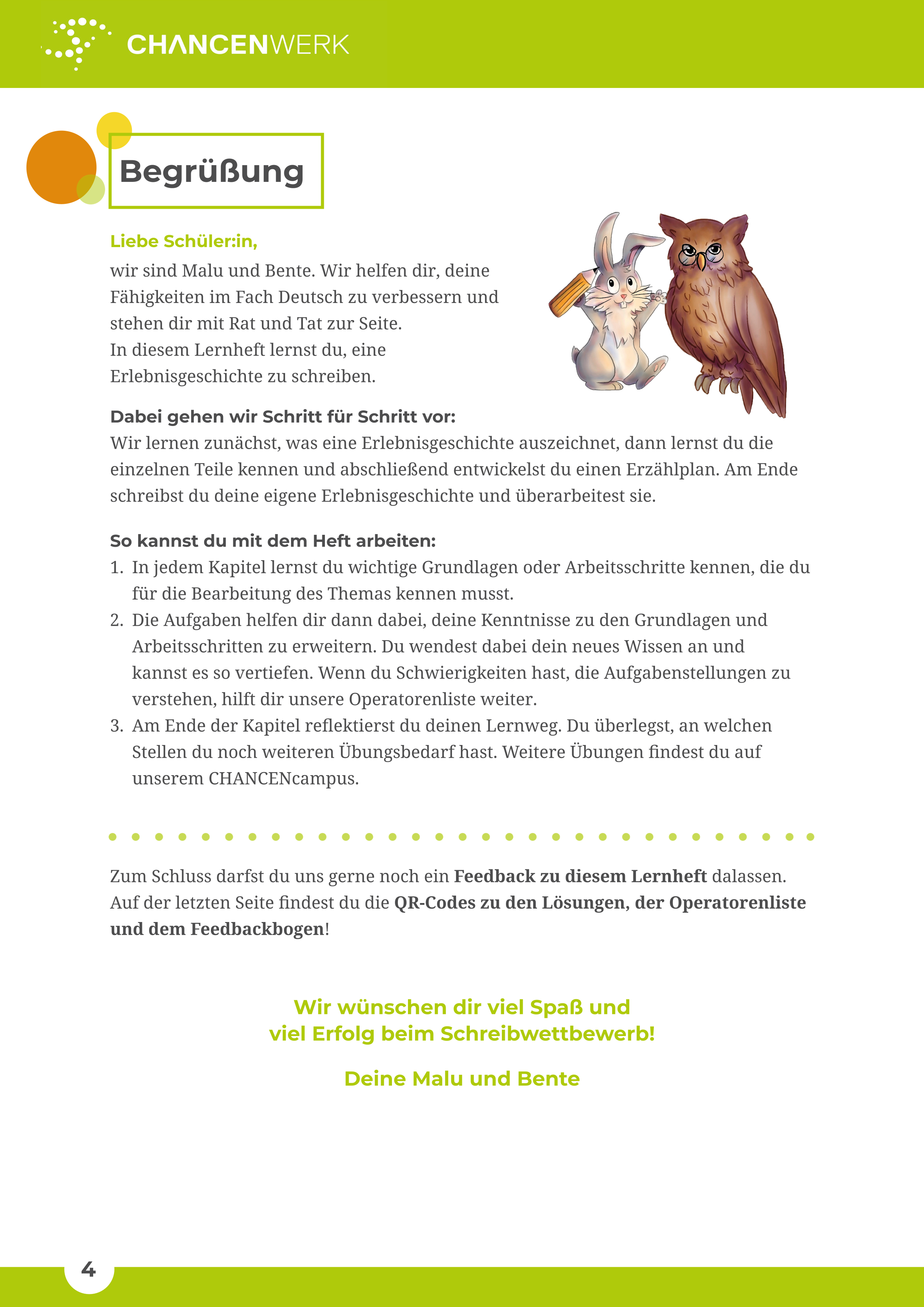 Eine Erlebnisgeschichte schreiben. Spannend und abwechslungsreich erzählen