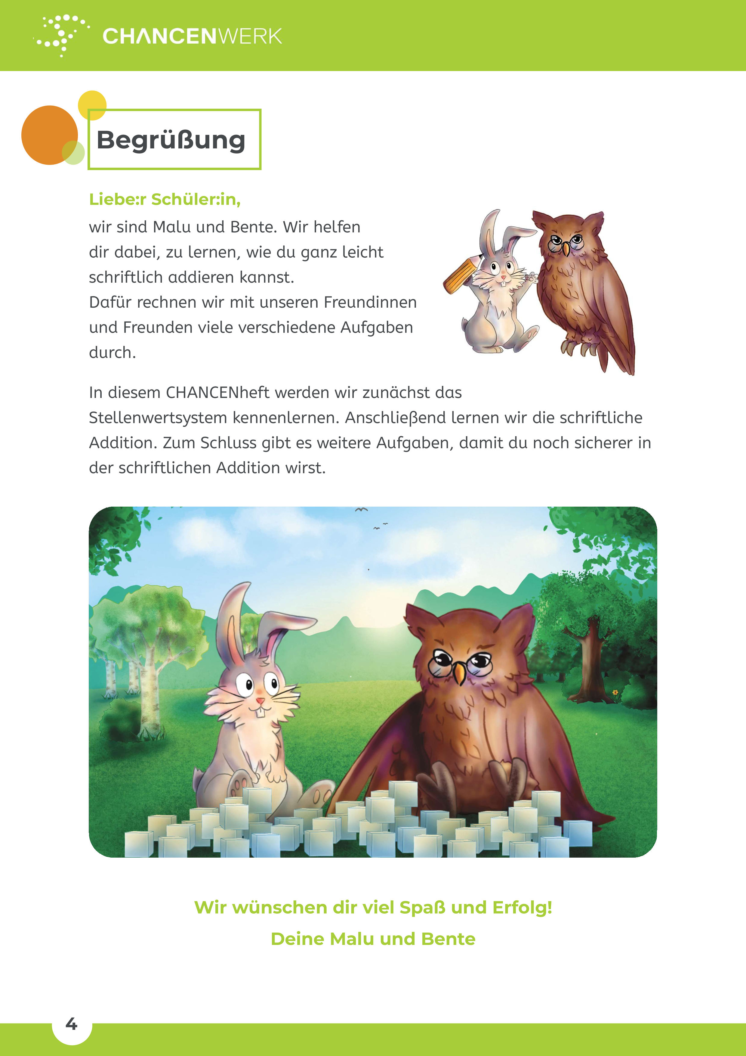 Schriftliches Addieren