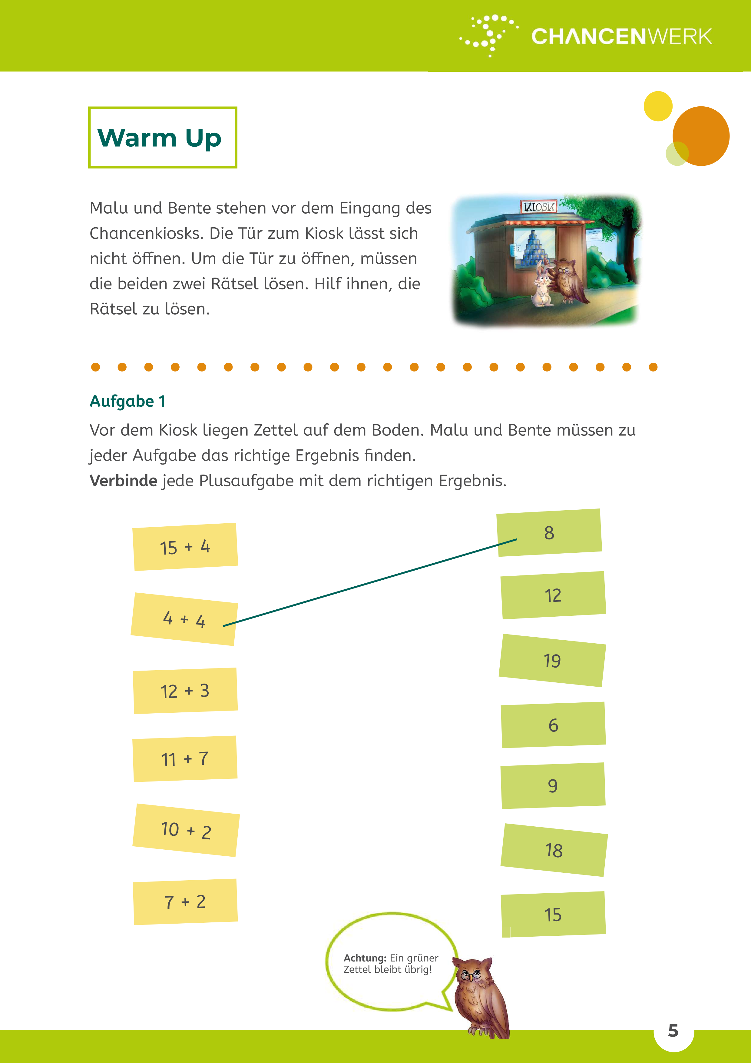 Grundbegriffe der Addition