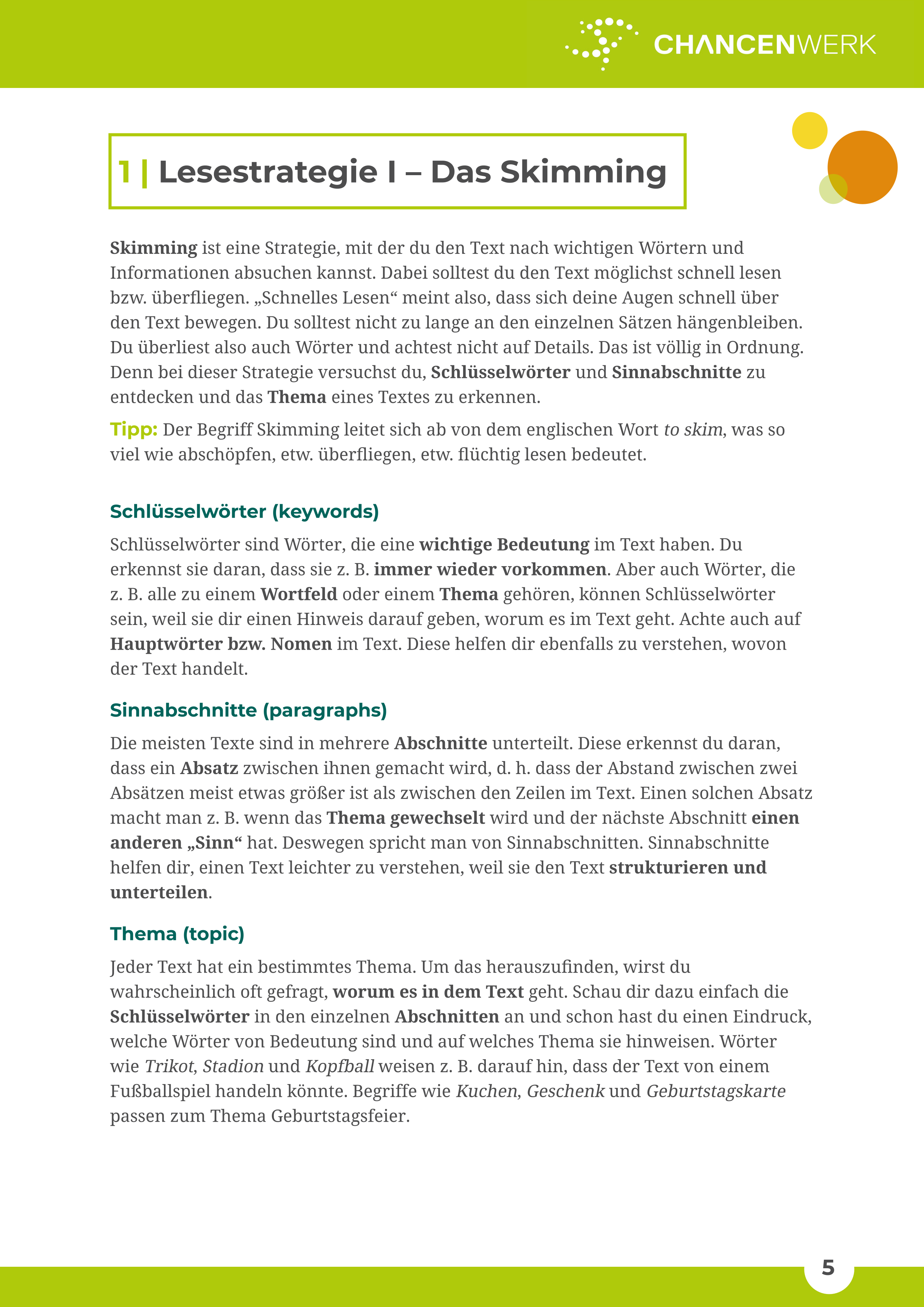 Getting to know the United States - Strategies for better reading comprehension