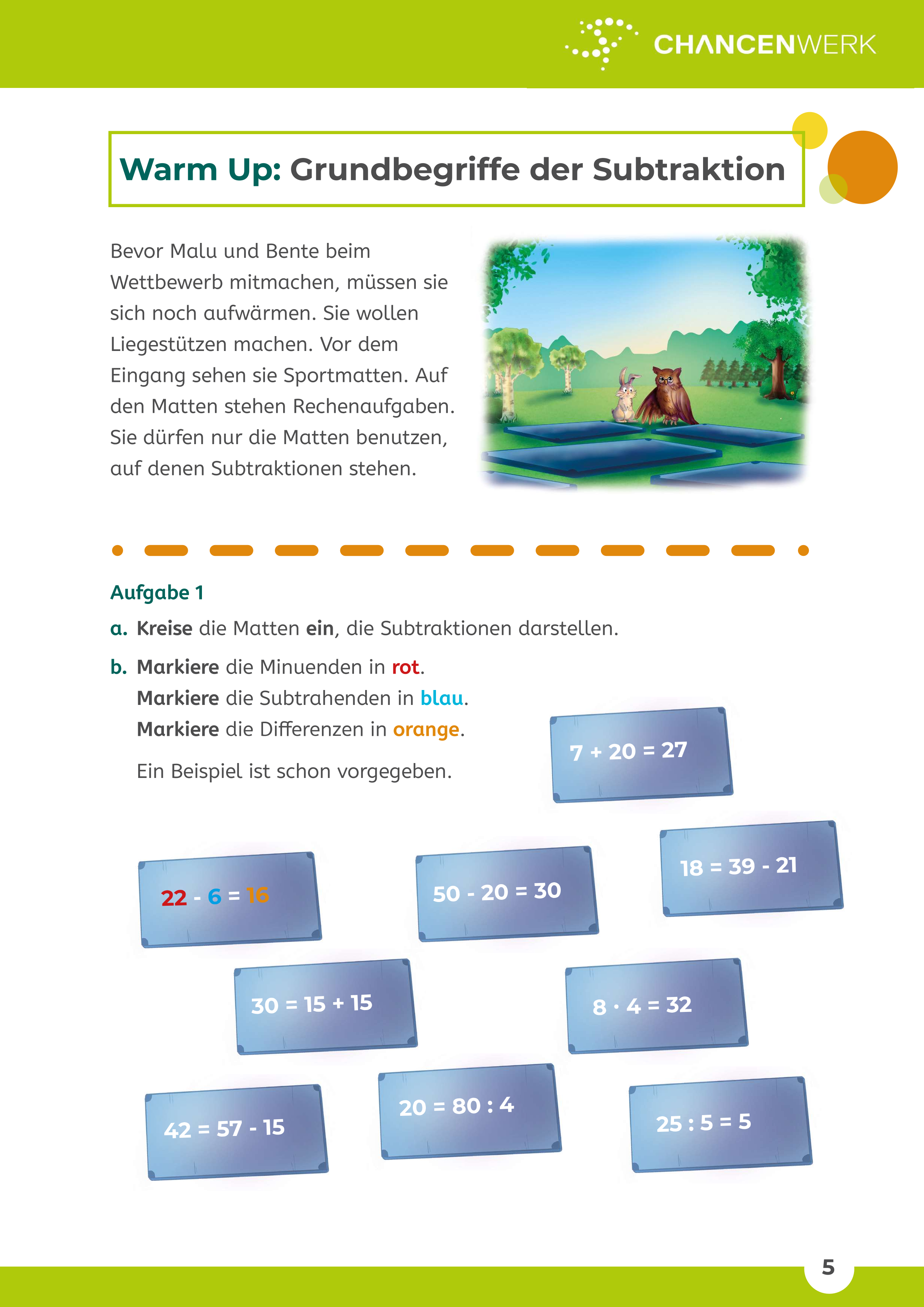 Berechnen von Differenzen I