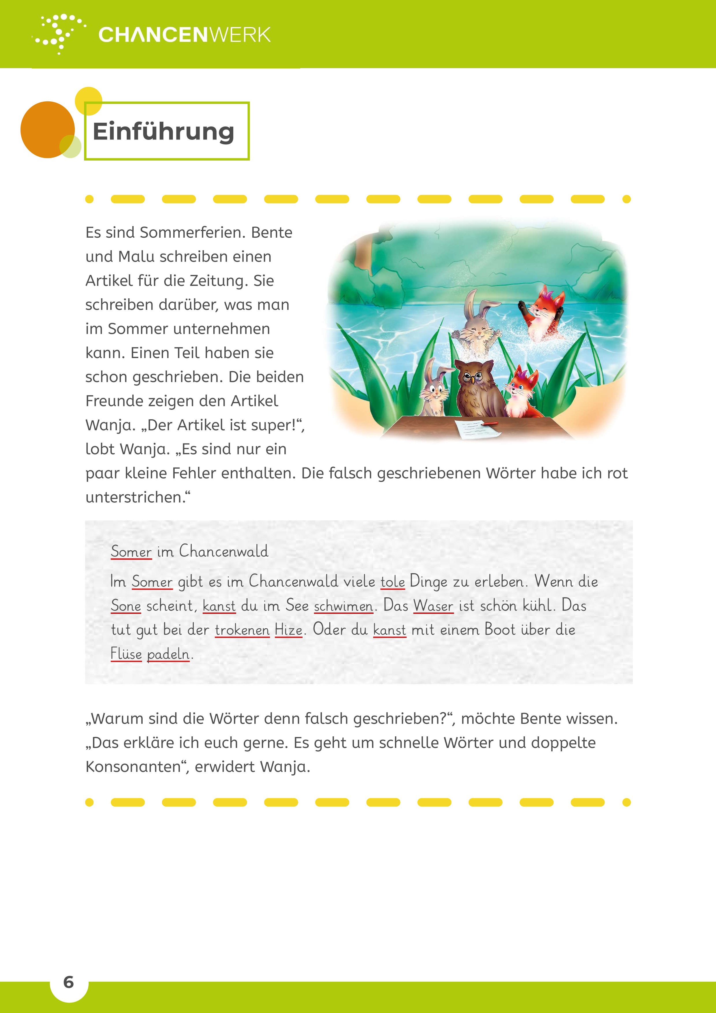 Schnelle Wörter und verliebte Konsonanten (Doppelkonsonanten)