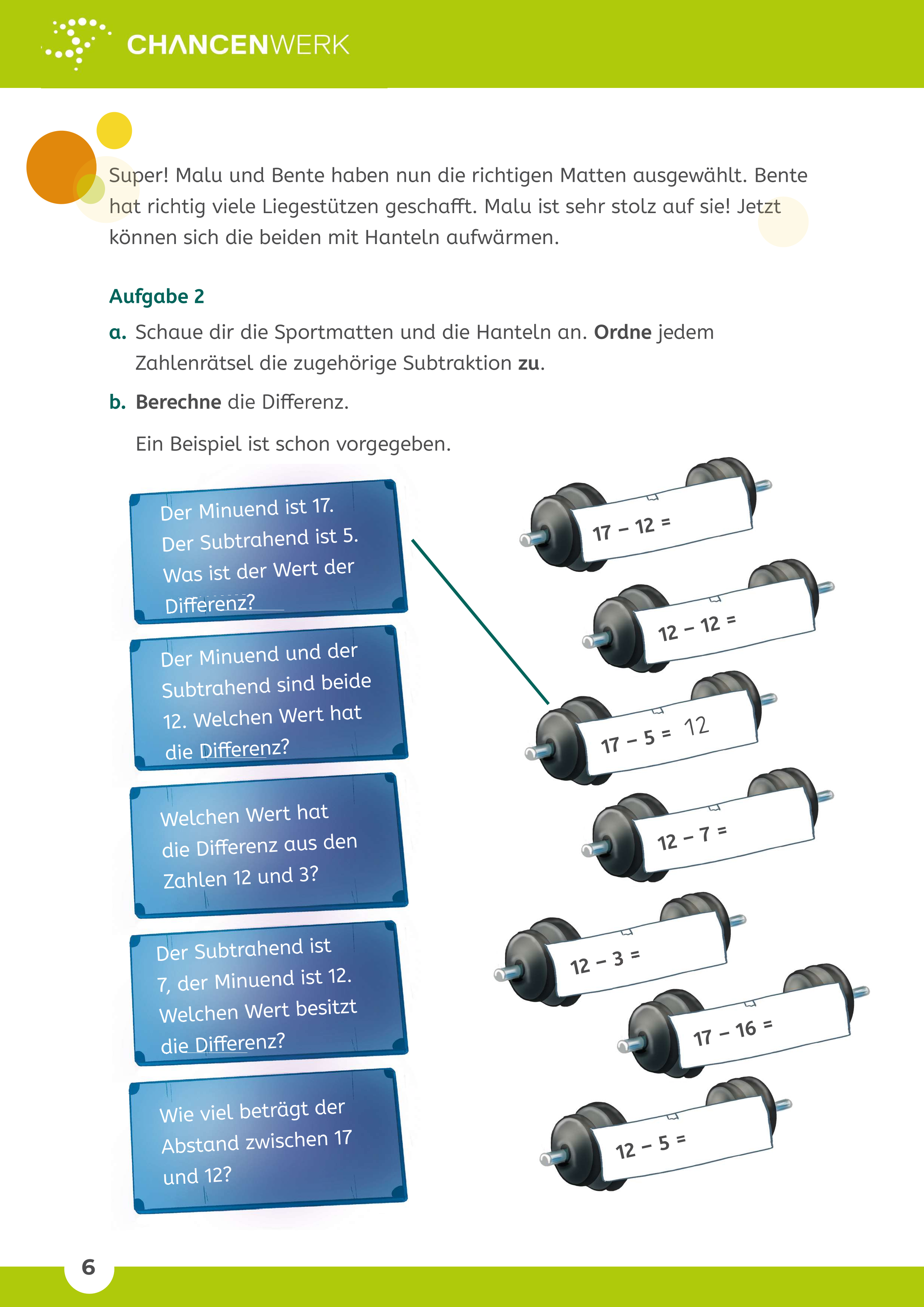 Berechnen von Differenzen I