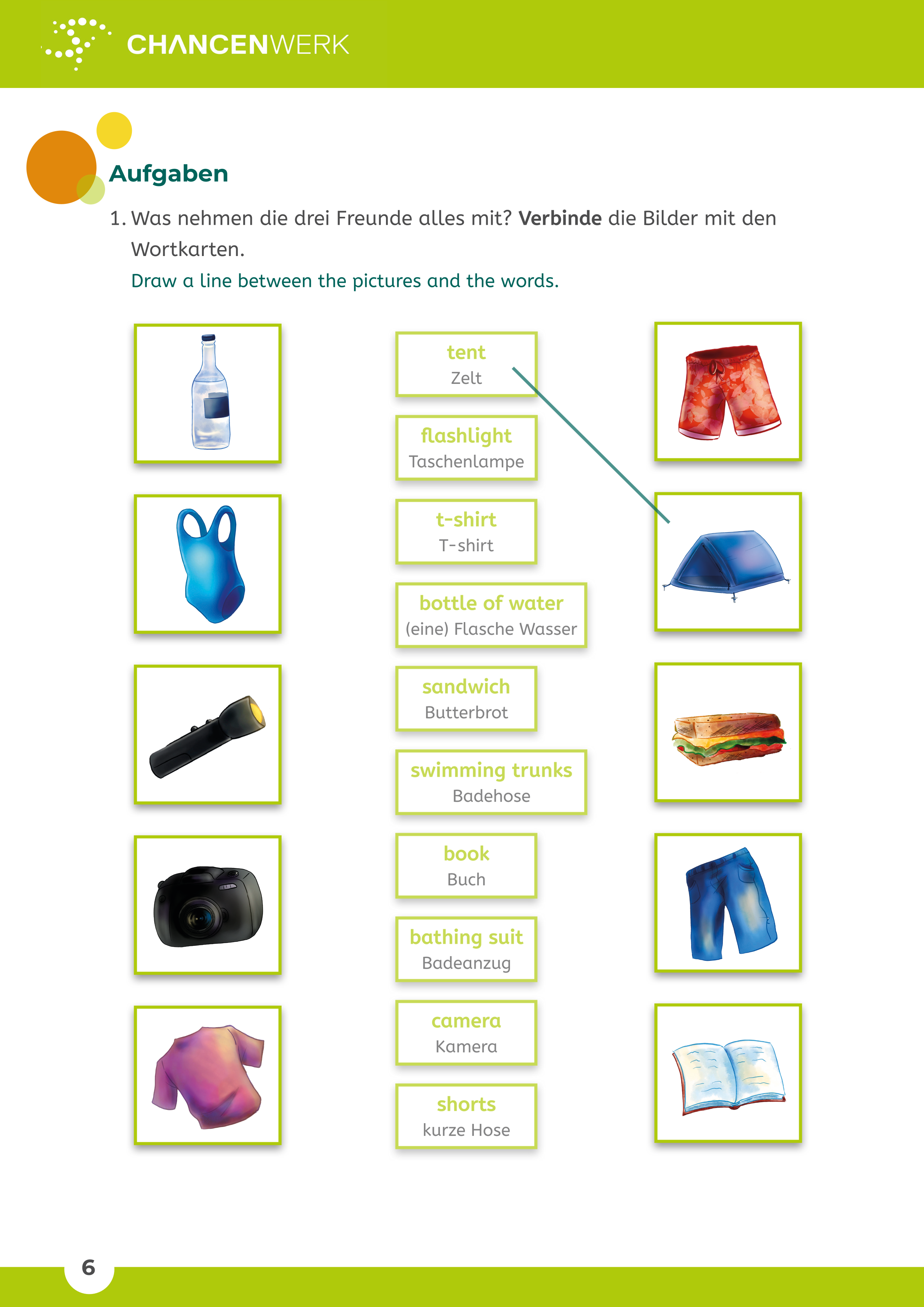 Der Natur auf der Spur - let´s go camping | Kooperationsheft Sachkunde-Englisch