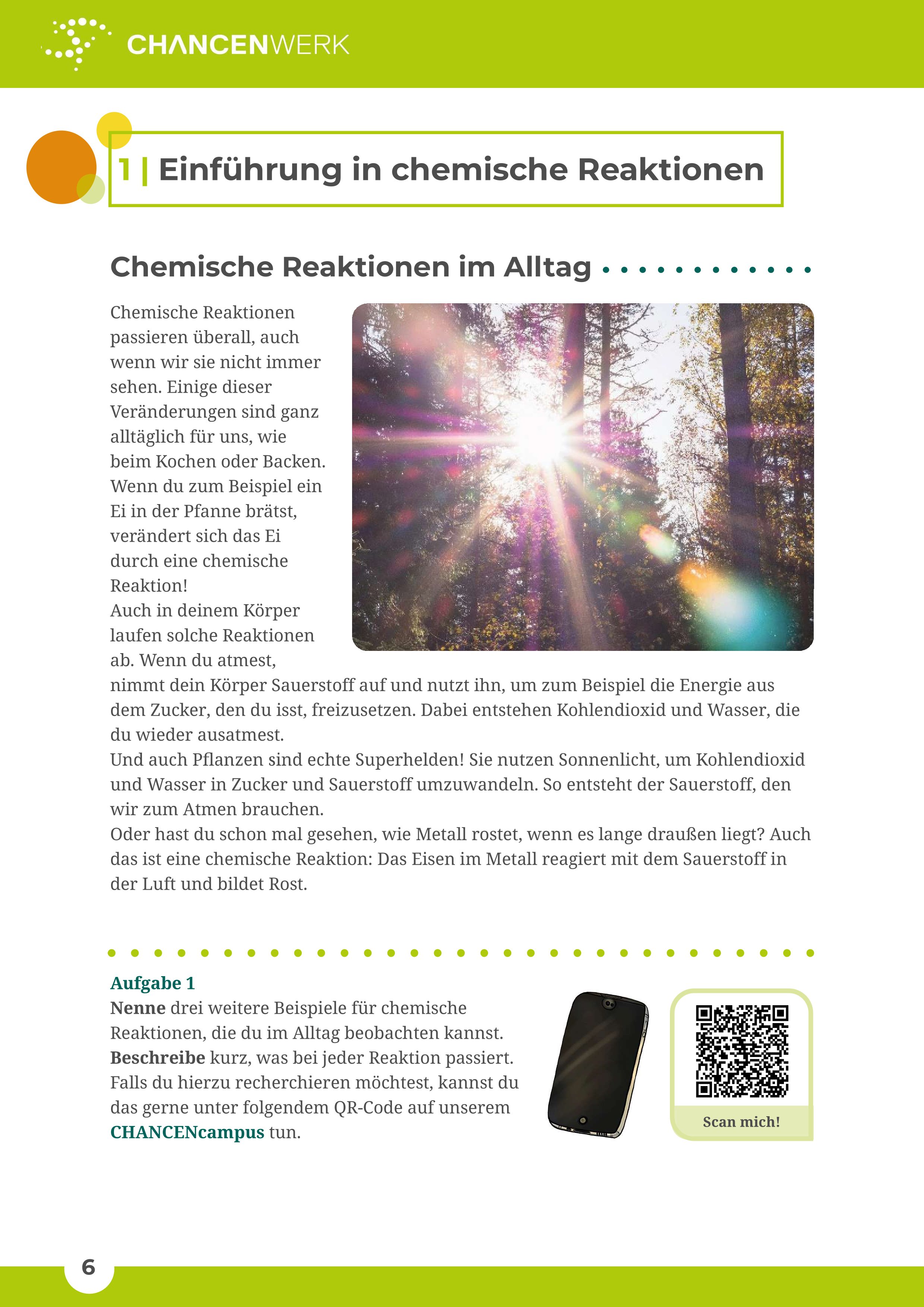 Chemische Reaktionen