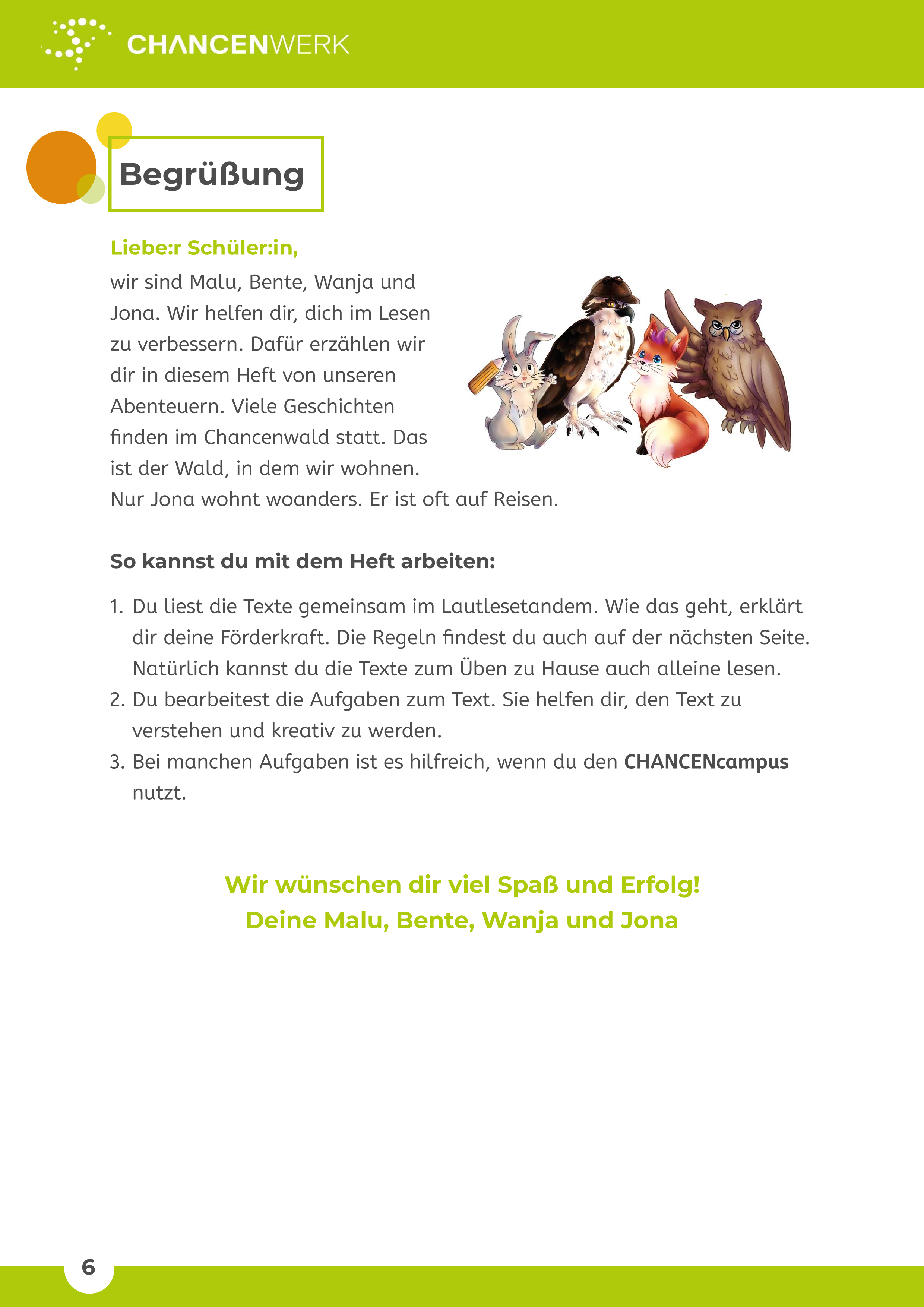 Abenteuer im Chancenwald. Geschichten für Lautlesetandems Teil 2