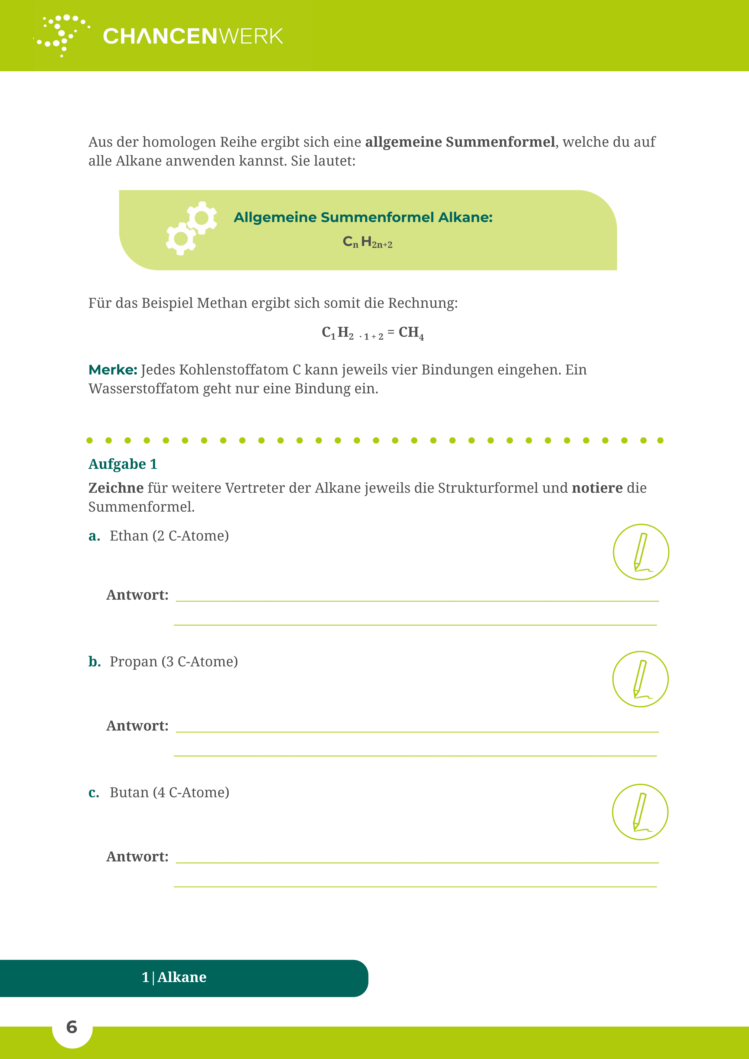 Kohlenstoffverbindungen und Stoffklassen