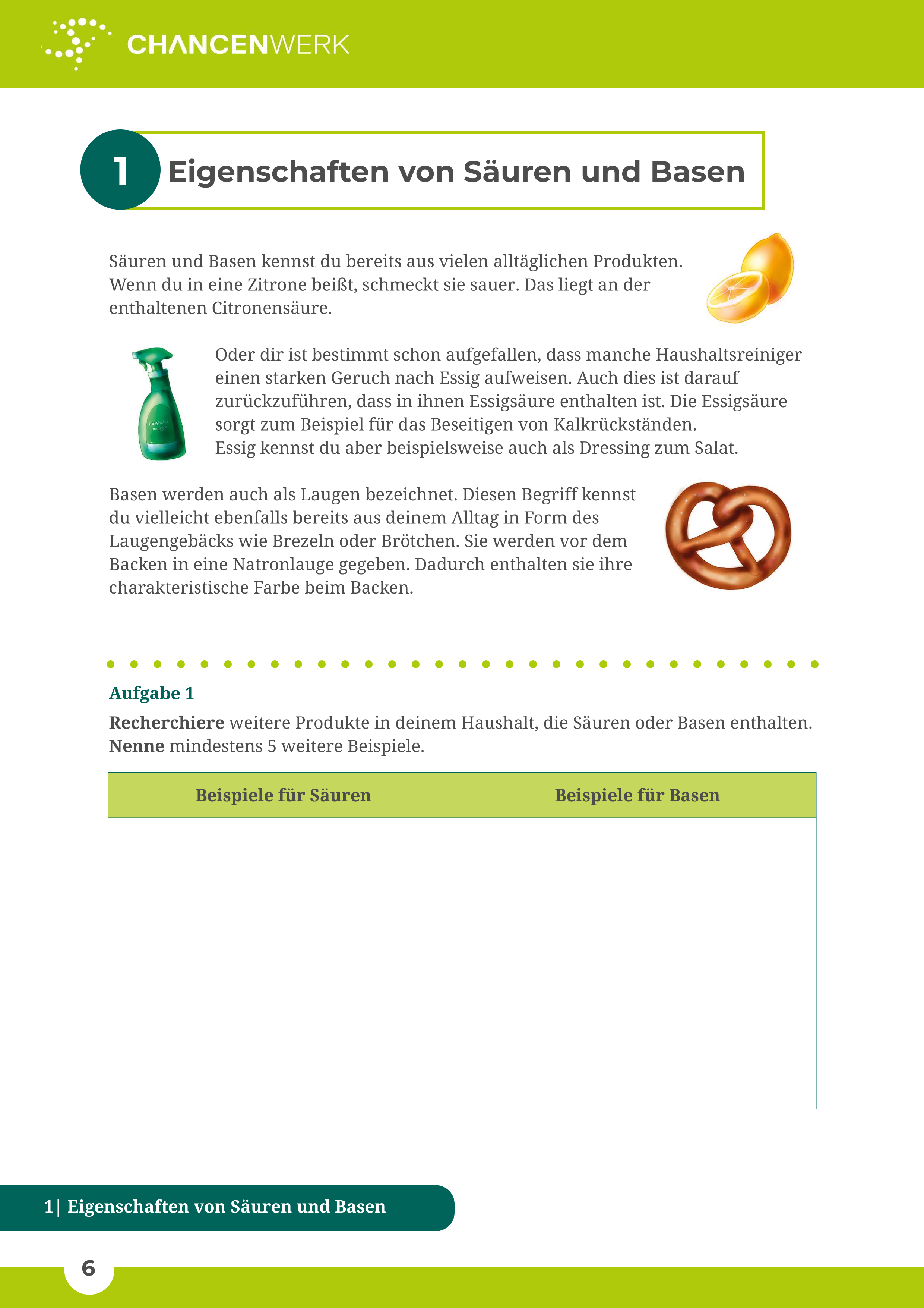 Säuren, Basen und pH-Wert